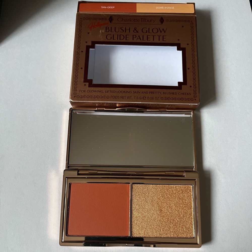 Charlotte Tilbury Tan and Gold Blush Palette Radiant Glow